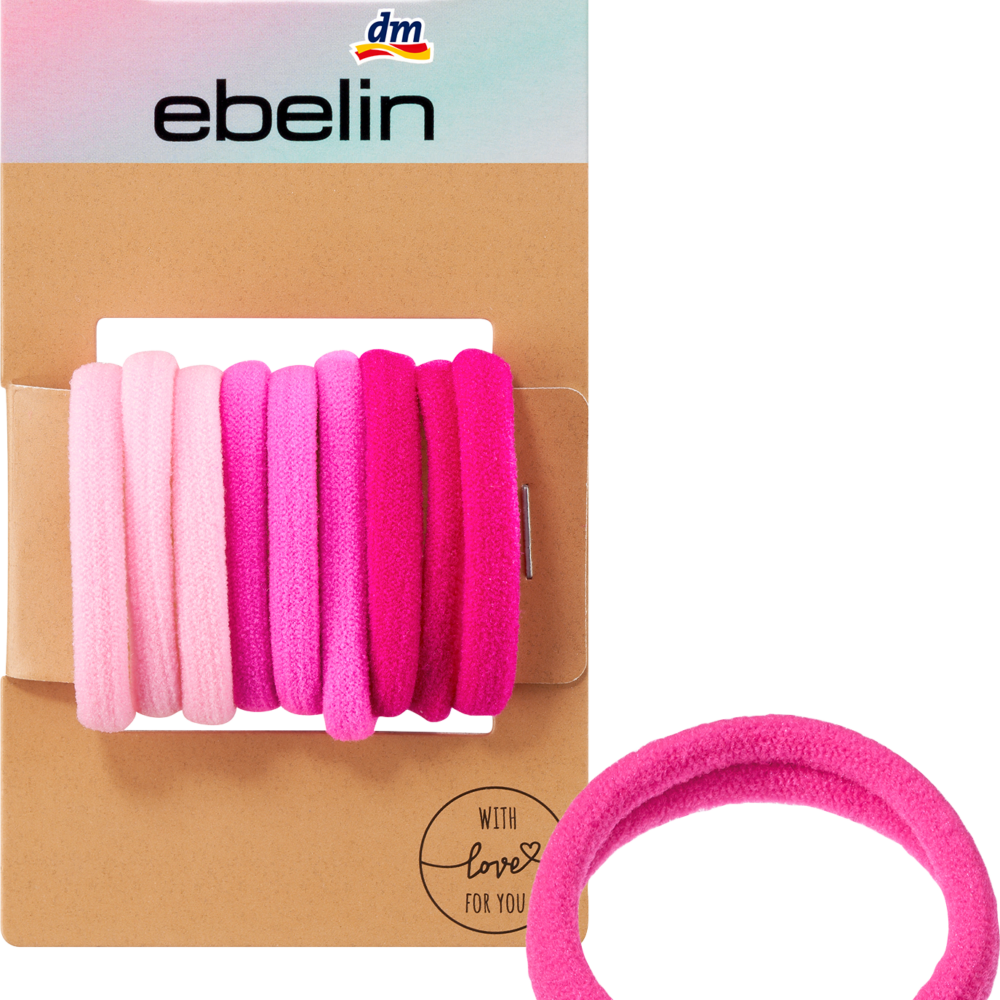 إيبلين أربطة شعر وردي ميكس، 9 قطع