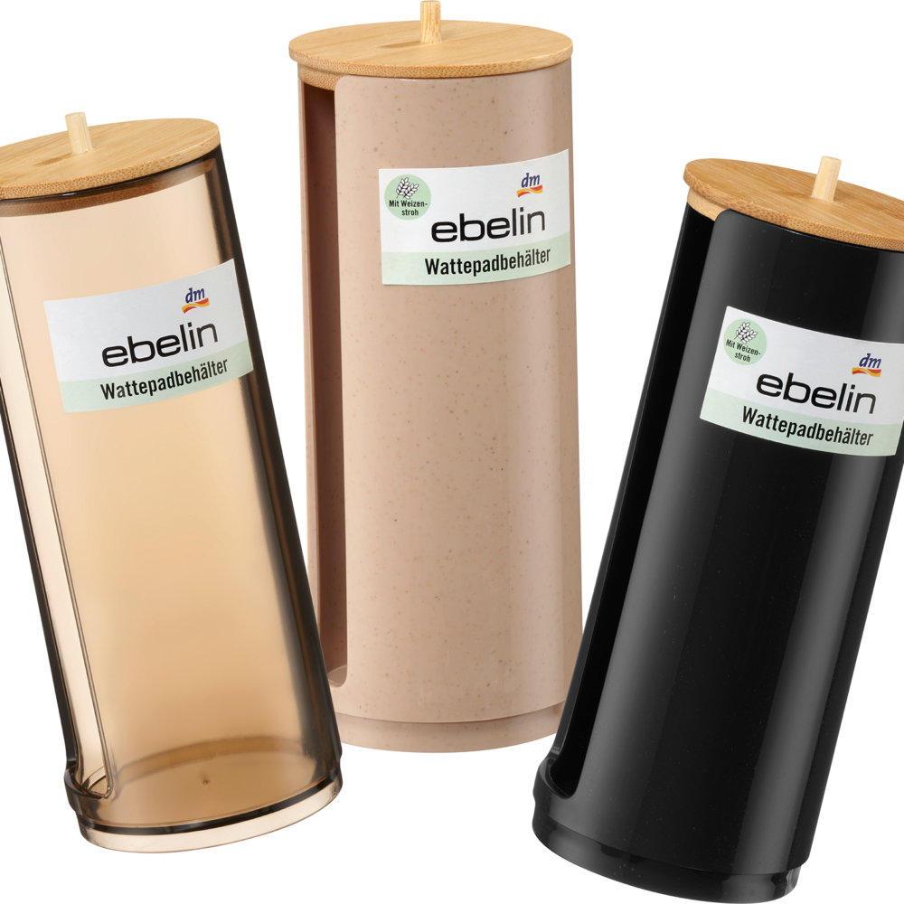 موزع وسادة قطن Ebelin بغطاء من الخيزران، 1 قطعة