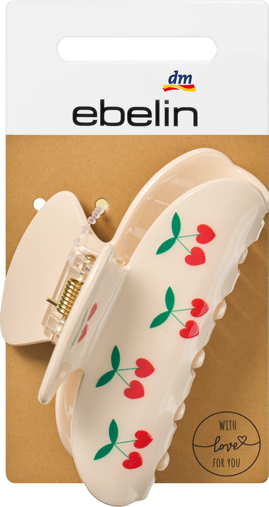 مشبك شعر من إيبلين بالكرز أبيض، 1 قطعة