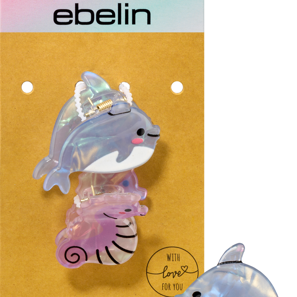 إيبلين كليبس للشعر دولفين، فرس البحر، 2 قطعة