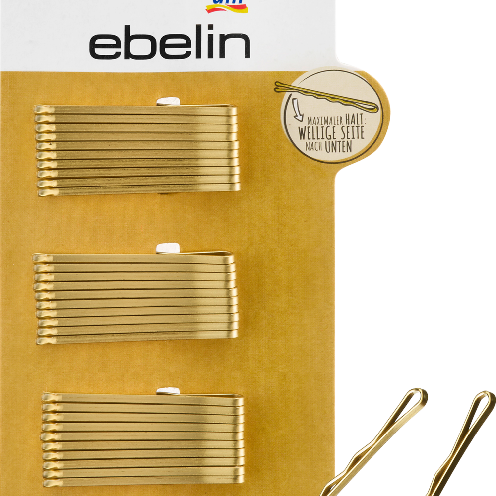 إبلين سلايدر هير سلايدر قصير ذهبي، 30 قطعة