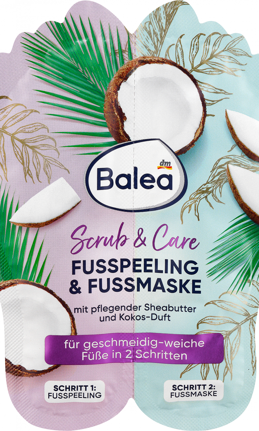 مجموعة مقشر القدم والقدمين باليا (2 × 10 مل) ، 20 مل