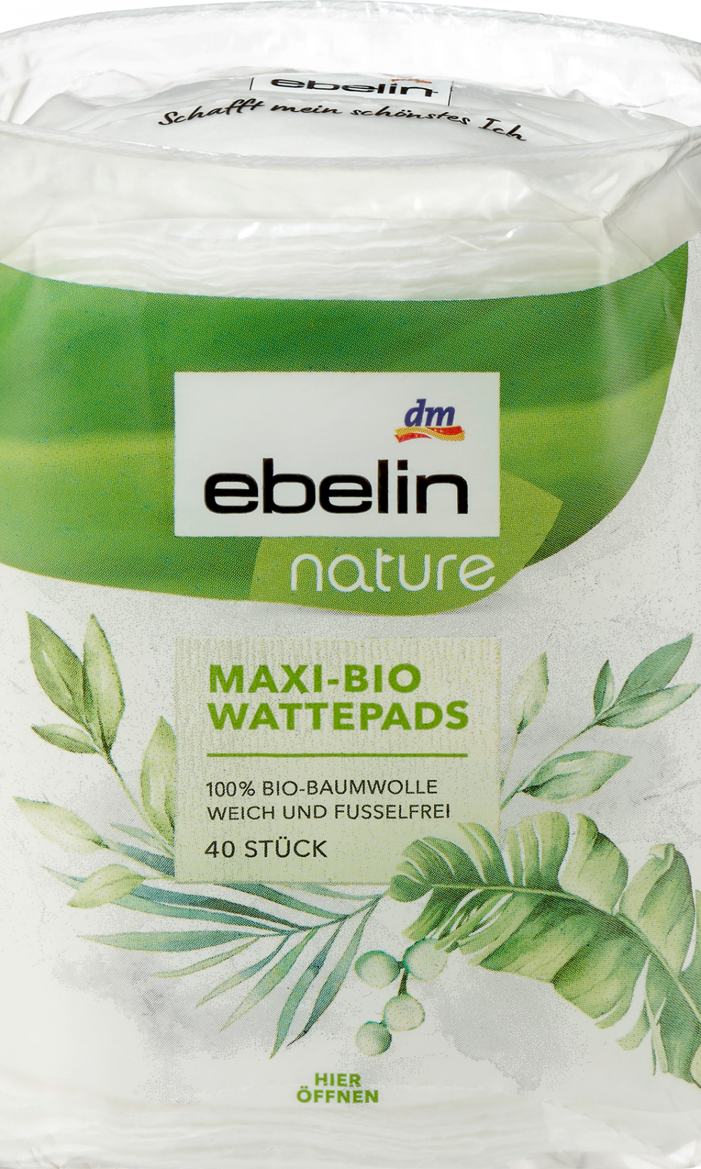 إيبلين فوط قطنية عضوية ماكسي GOTS معتمدة، 40 قطعة