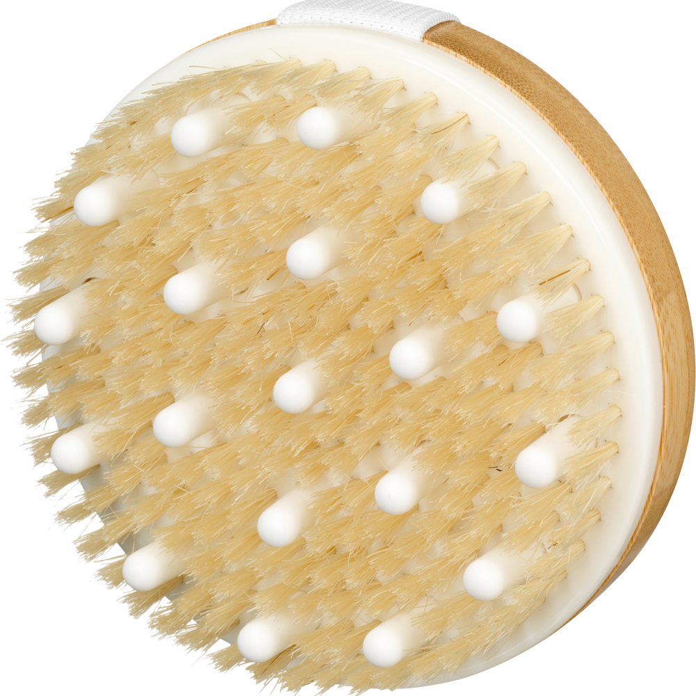 إيبلين فرشاة تدليك اليدين شعيرات طبيعية نقية وتدليك نوبس، 1 قطعة