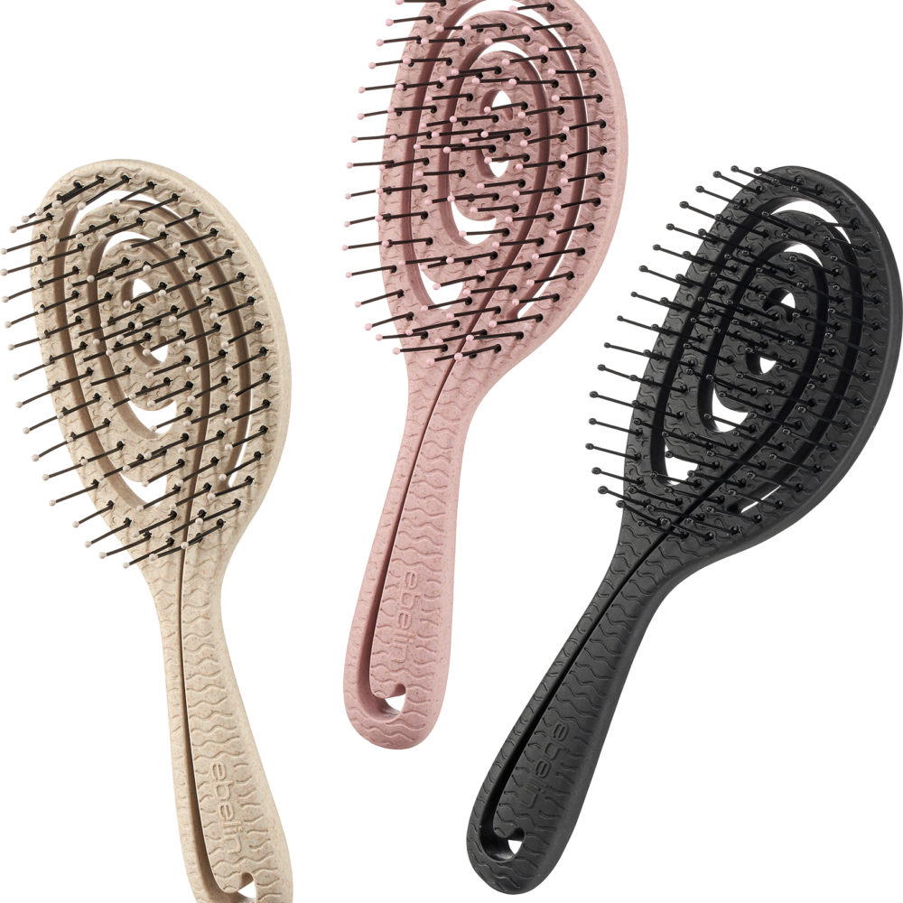 إيبلين فرشاة لفك تشابك الشعر الحلزونية الصغيرة، 1 قطعة