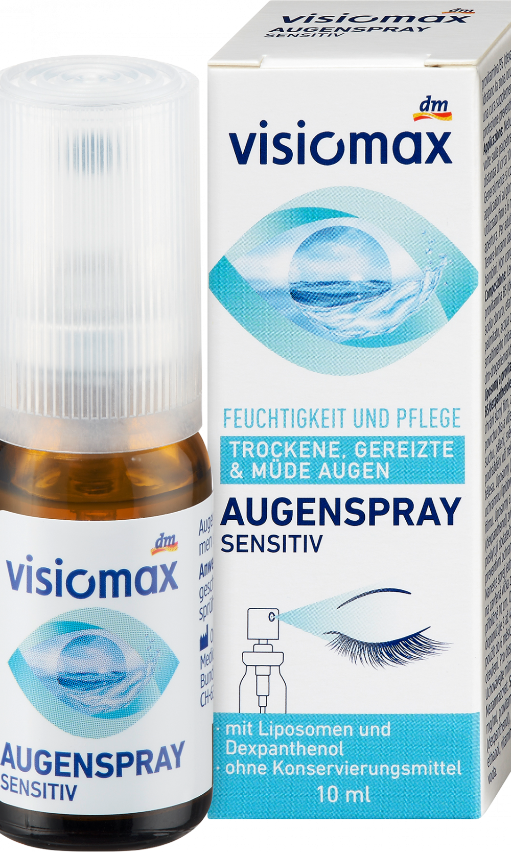 VISIOMAX بخاخ العين الحساس، 10 ملجهاز طبي