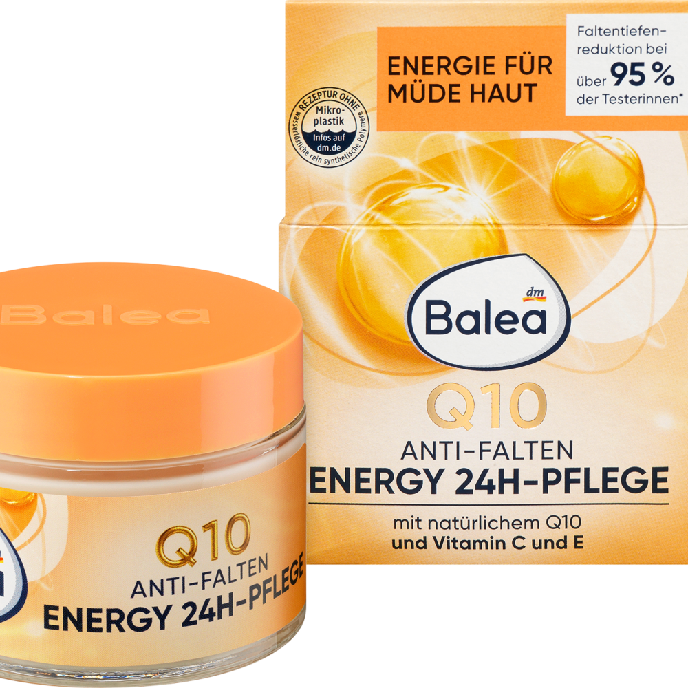 باليا كريم للوجه Q10 مضاد للتجاعيد للعناية بالطاقة لمدة 24 ساعة، 50 مل