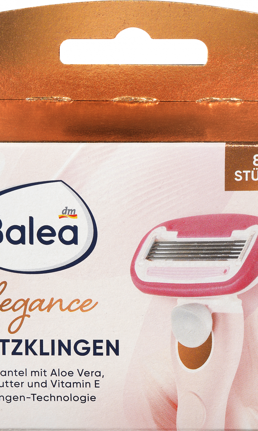 Balea شفرات حلاقة إليجانس، 8 قطع