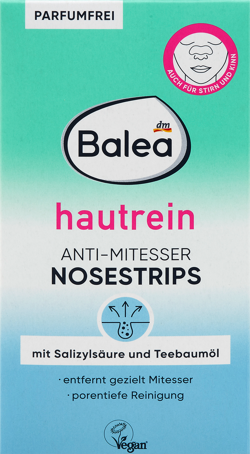 باليا مشاريط أنف مضادة للرؤوس السوداء للبشرة، 3 قطع