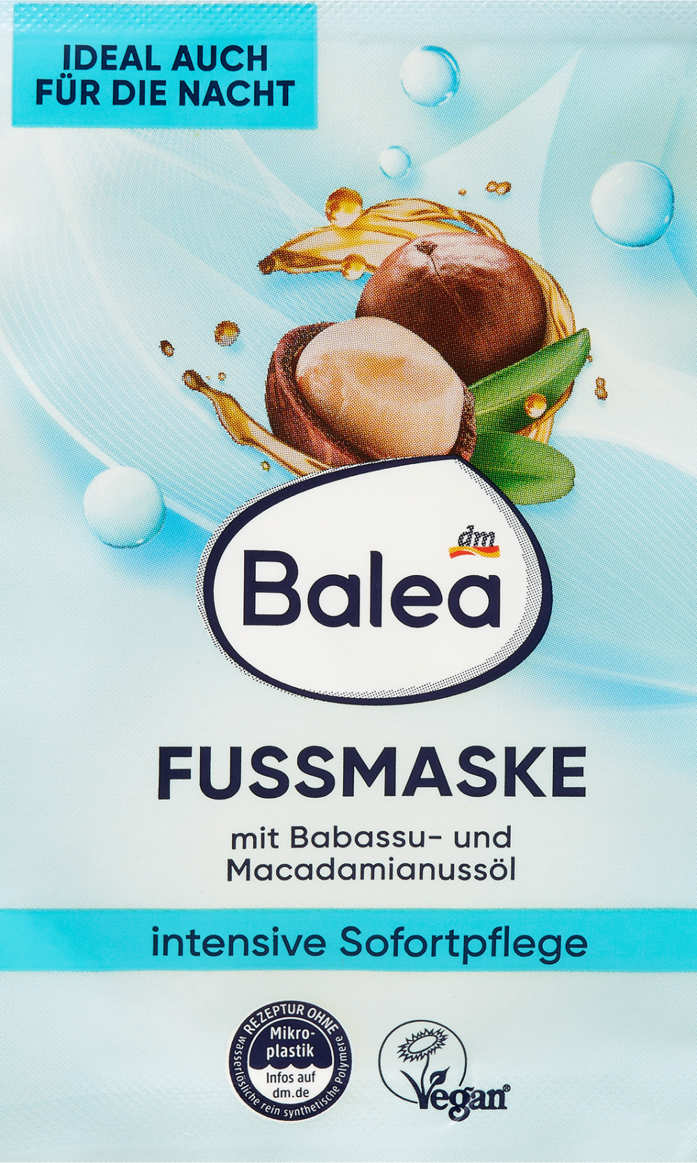 باليا قناع القدم مع زيت باباسو وجوز المكاديميا، 15 مل