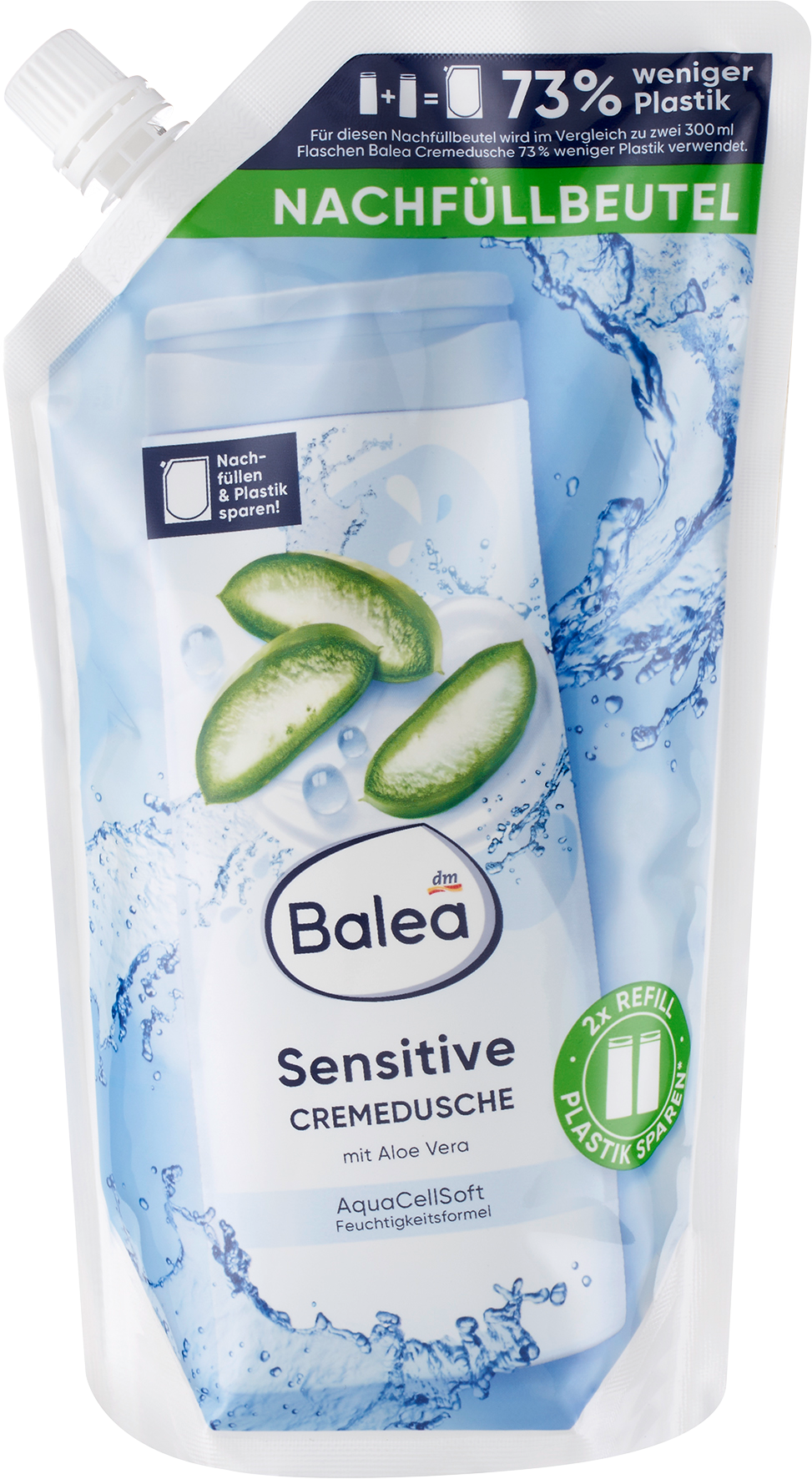 باليا كريم عبوة للاستحمام الحساسة، 600 مل