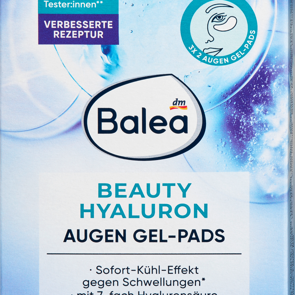 باليا جل فوط بيوتي حمض الهيالورونيك (3 أزواج) ، 6 قطع