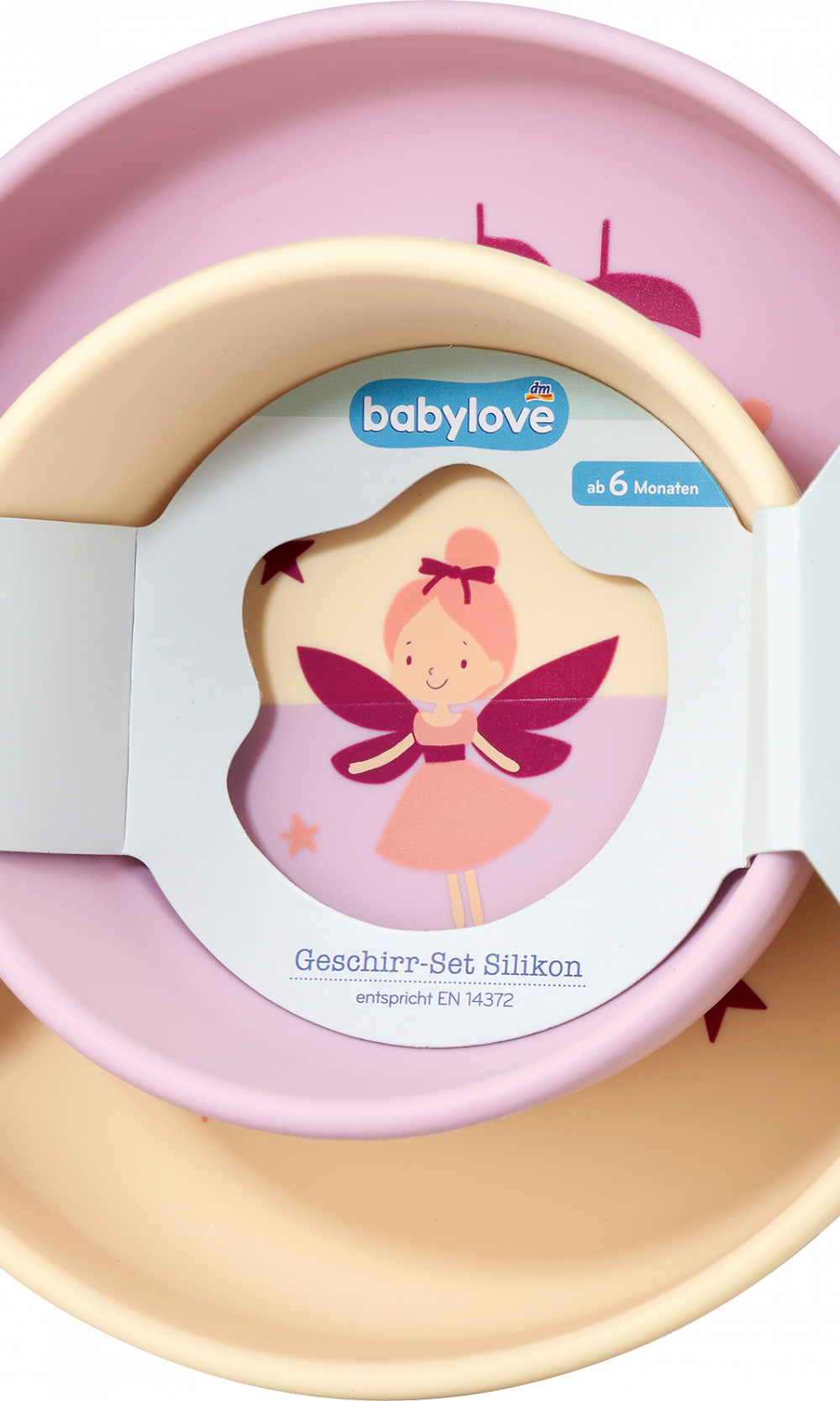 طقم أدوات مائدة بيبي لوف سيليكون فيري 2 قطعة، 1 قطعة