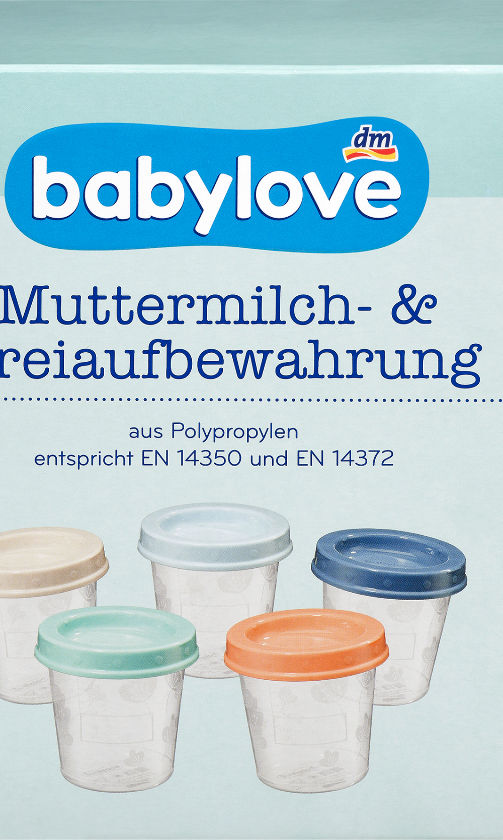 بيبي لوف علب تخزين حليب الثدي والعصيدة ، 10 قطع