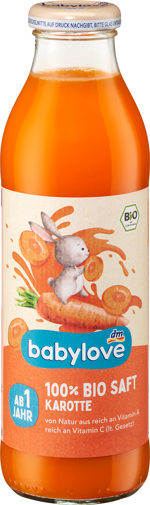 بيبي لوف عصير جزر من 1 سنة، 500 ملطعام تكميلي