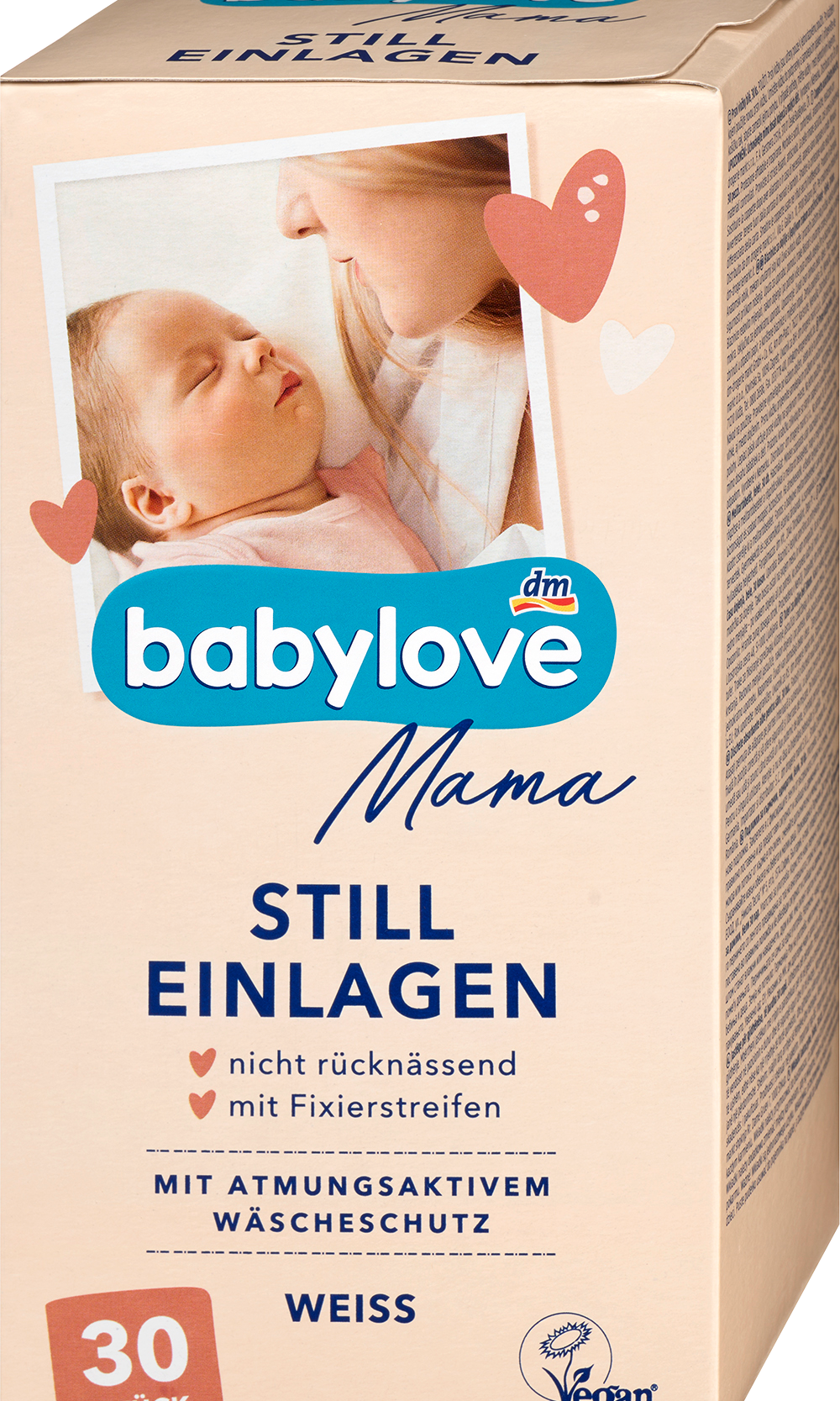 بيبي لوف مامافوط رضاعة أبيض، 30 قطعة