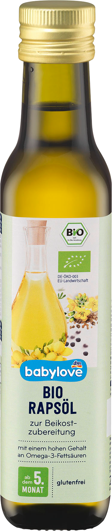 بيبي لوف زيت غذائي تكميلي زيت بذور اللفت من الشهر الخامس، 250 ملطعام تكميلي