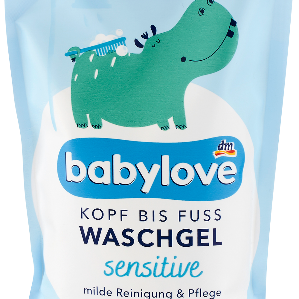 بيبي لوف جل غسول من الرأس إلى أخمص القدمين، 500 مل