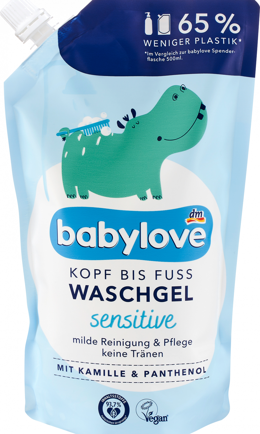 بيبي لوف جل غسول من الرأس إلى أخمص القدمين، 500 مل