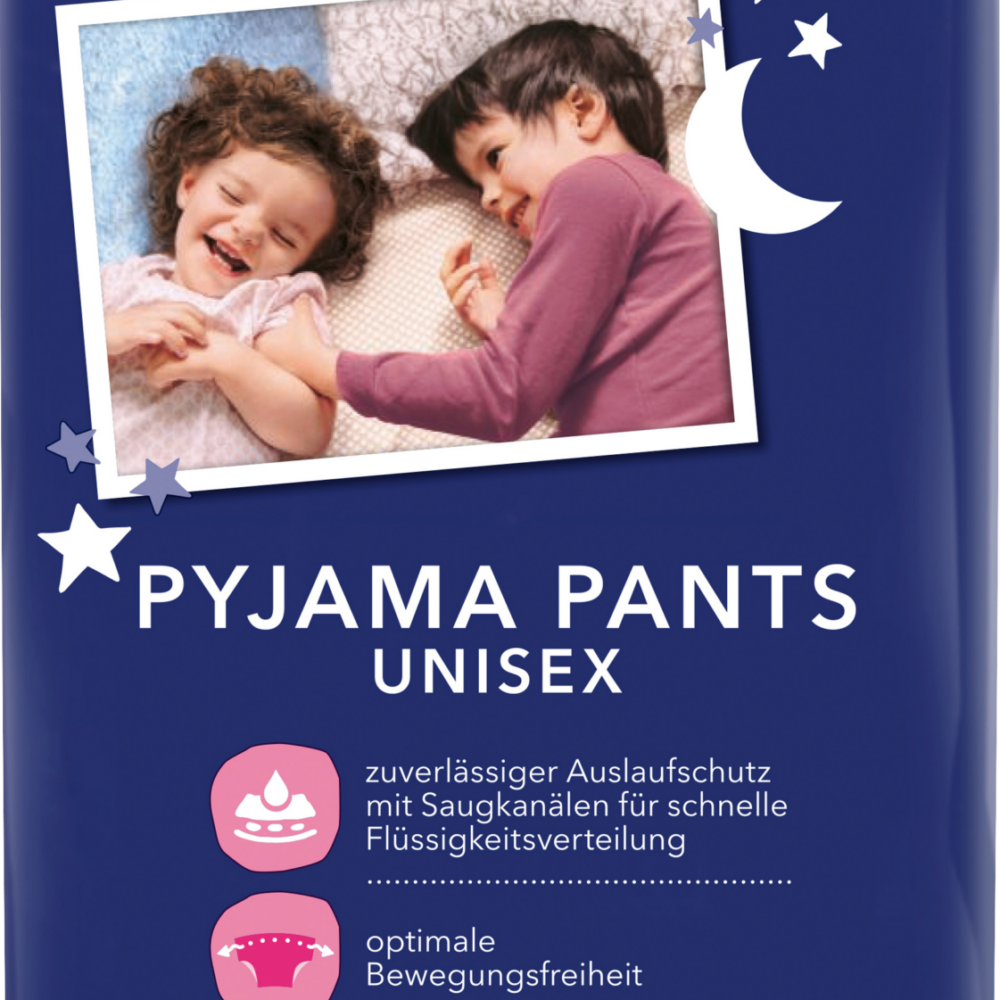 بيبي لوف بنطال بيجامة مقاس M 4-7 سنوات (17-30 كجم) ، 10 قطع جهاز طبي