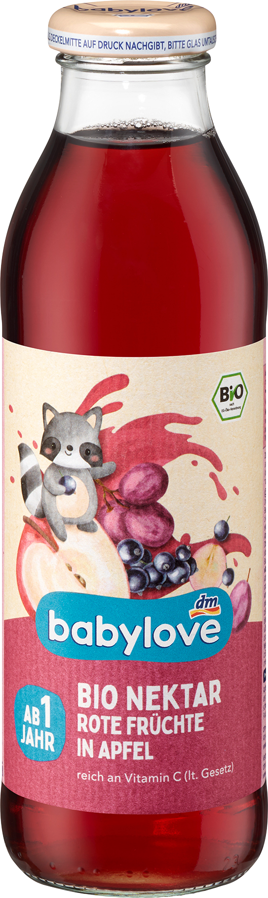 بيبي لوف نكتار فواكه حمراء بالتفاح، من 1 سنة، 500 ملطعام تكميلي