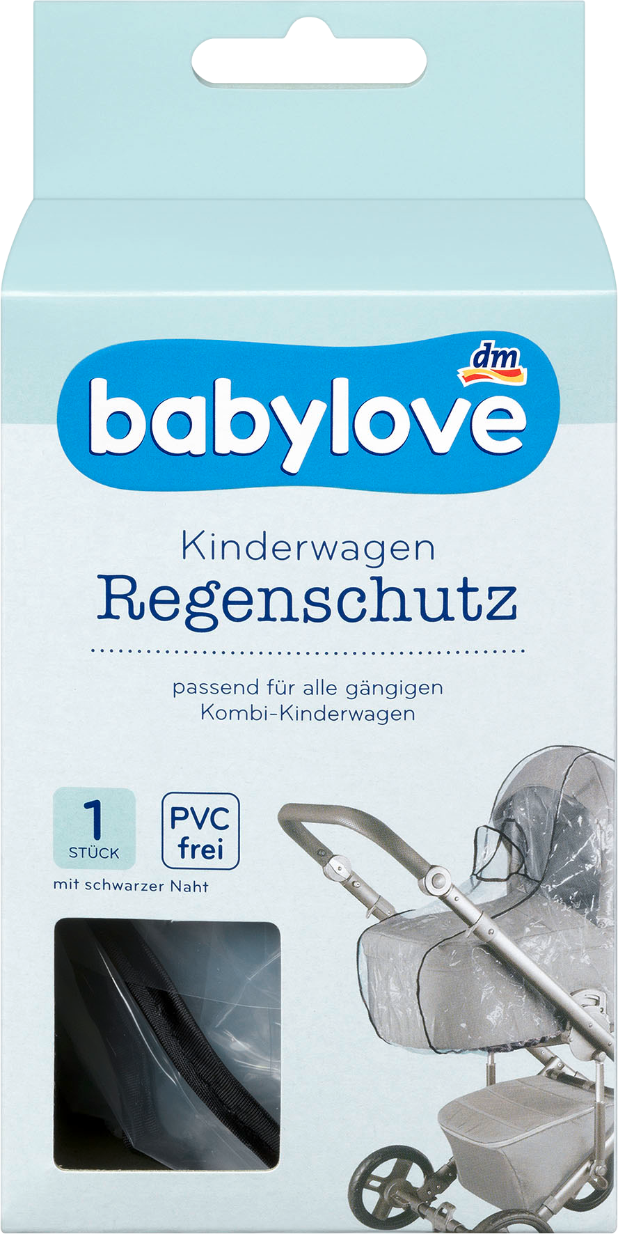 بيبي لوف غطاء مطر لعربات الأطفال، 1 قطعة
