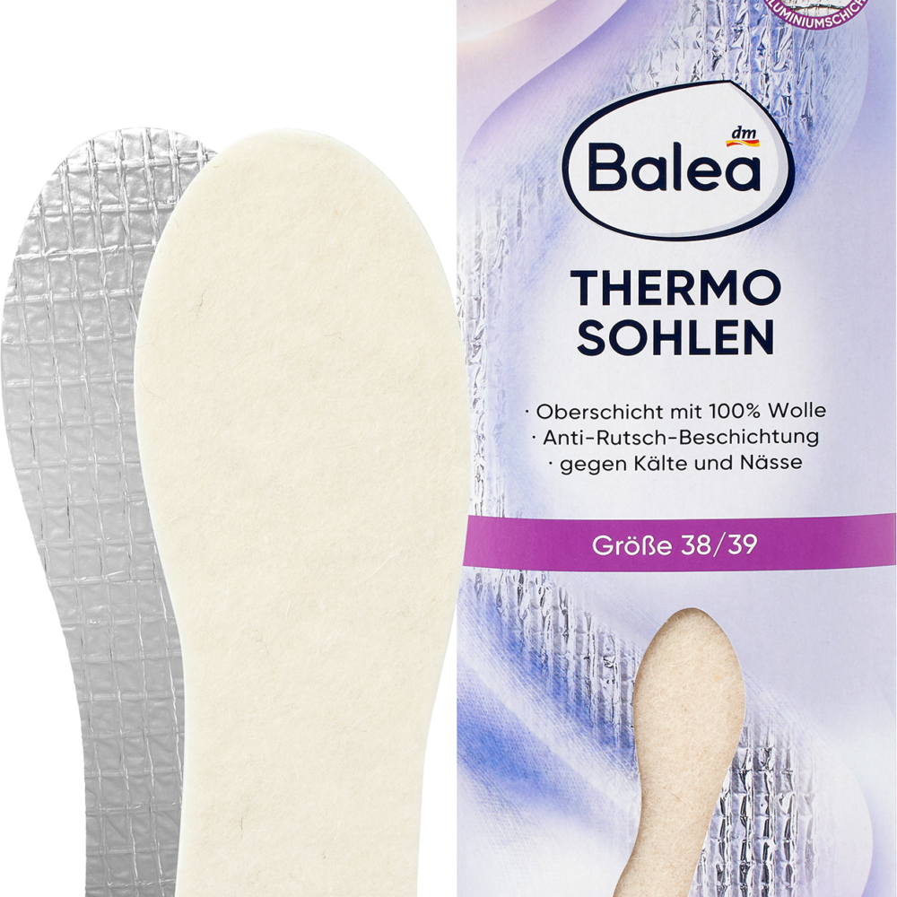 باليا نعل حراري مقاس 38/39 (1 زوج)، 1 قطعة