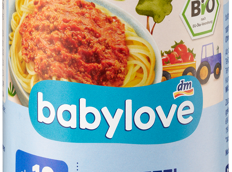 Babylove MEN ü Spaghetti Bolognese من الشهر 12 ، 250 جرام طعام تكميلي
