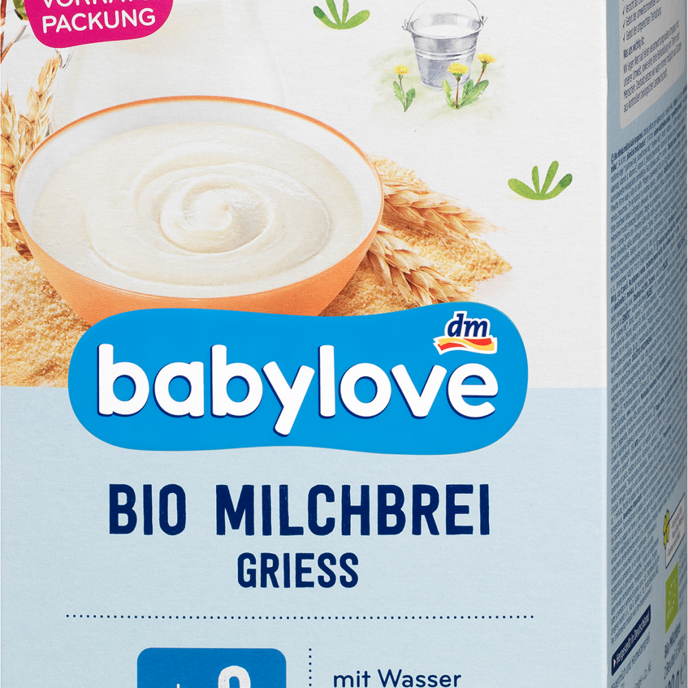 بيبي لوف عصيدة مسائية بالحليب السميد من 6 أشهر ، 600 جرام طعام تكميلي