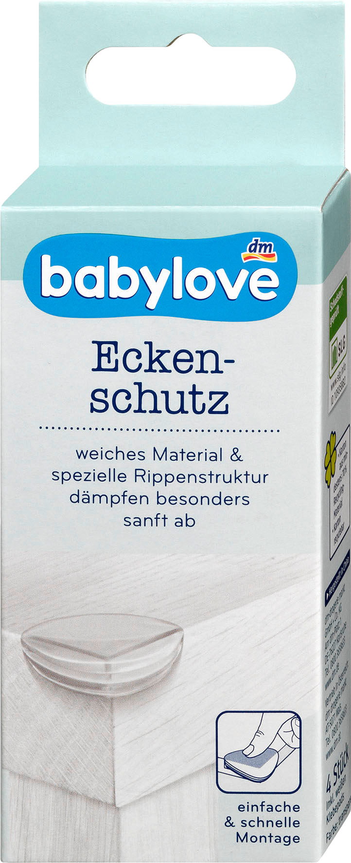 واقي زاوية بيبي لوف ، 4 قطع