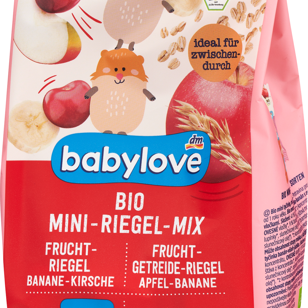 بيبي لوف ميني بار بار (8 × 12.5 جم) من 1 سنة، 100 جرام