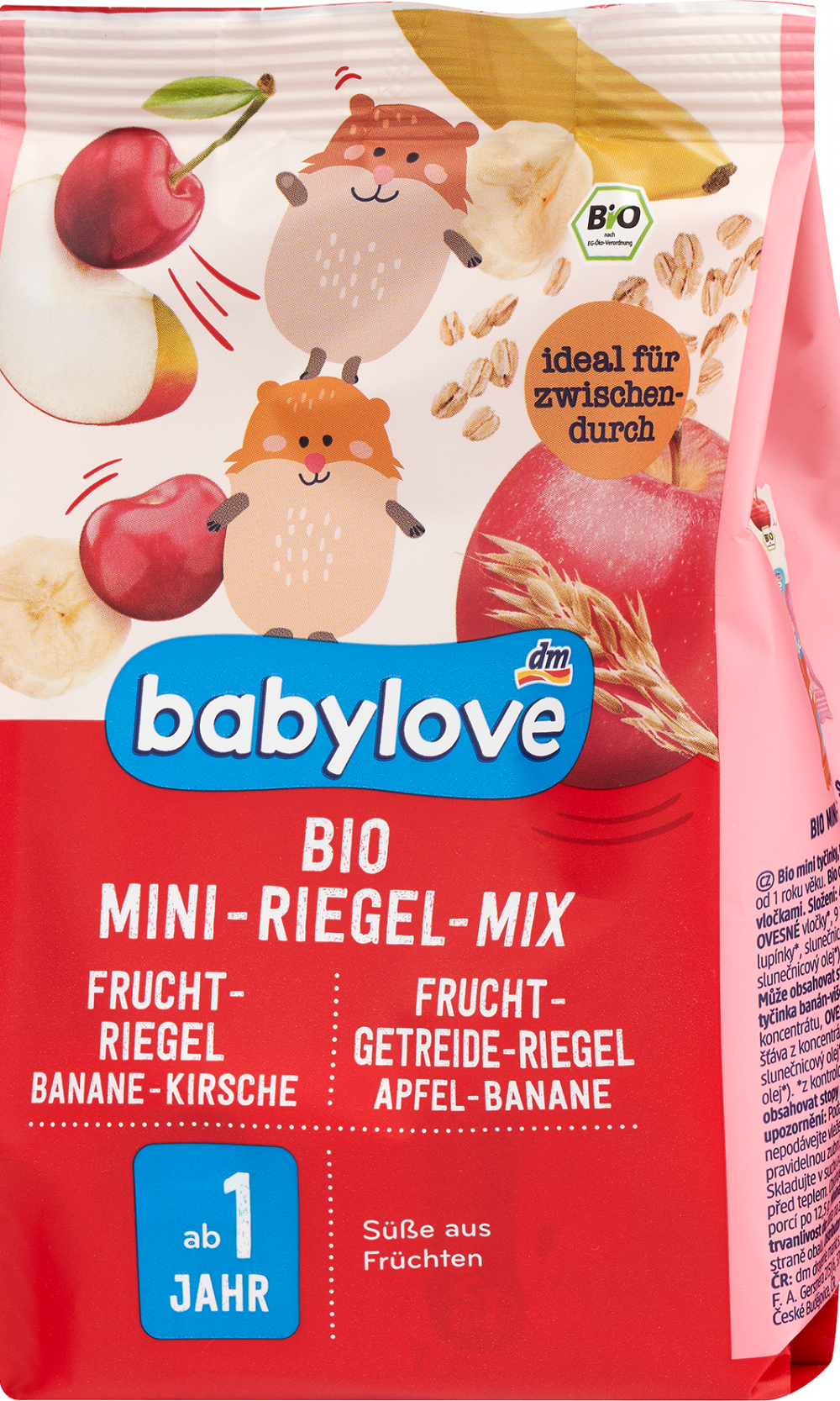 بيبي لوف ميني بار بار (8 × 12.5 جم) من 1 سنة، 100 جرام