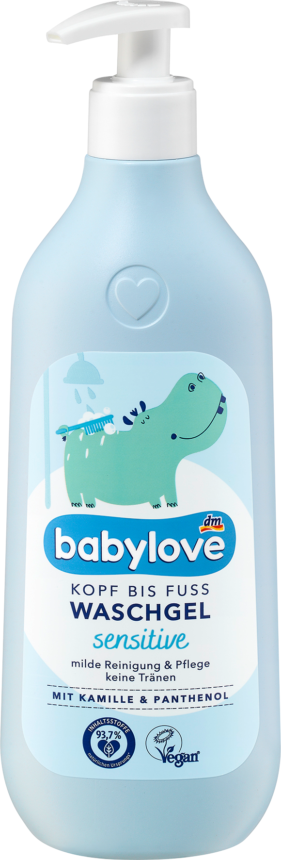 بيبي لوف جل غسول للأطفال من الرأس إلى أخمص القدمين، 500 مل