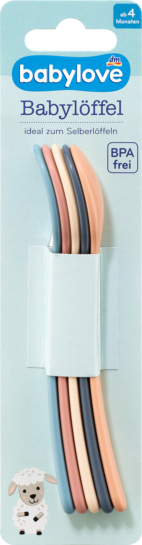 بيبي لوف ملعقة أطفال، 5 قطع