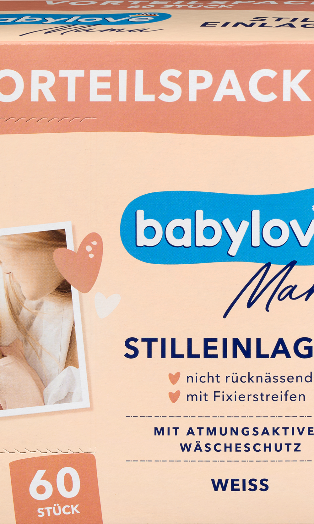 بيبي لوف مامافوط رضاعة بيضاء، 60 قطعة