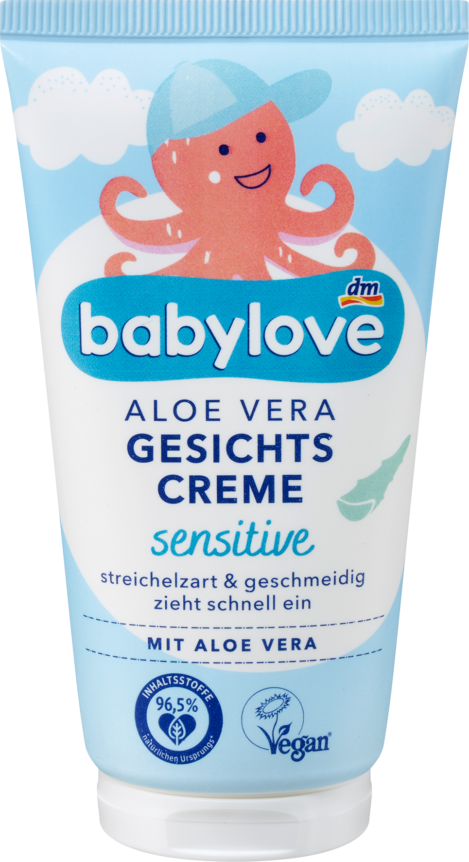 بيبي لوف كريم الوجه بالصبار الحساس، 75 مل