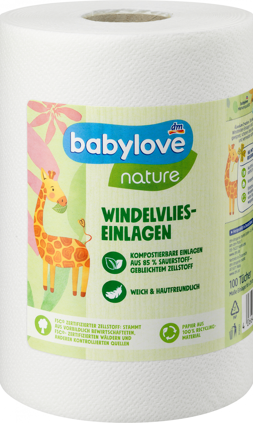 بيبي لوف حشوات من الصوف من الطبيعة، 100 قطعة