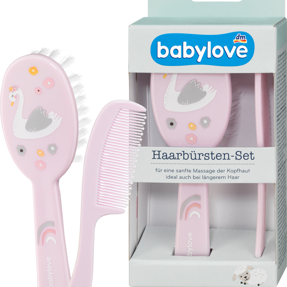 بيبي لوف طقم فرش بجعة وردية، 2 قطعة، 1 قطعة