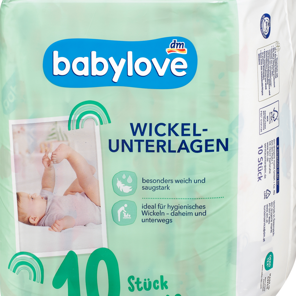 بيبي لوف سجاد التغيير، 10 قطع