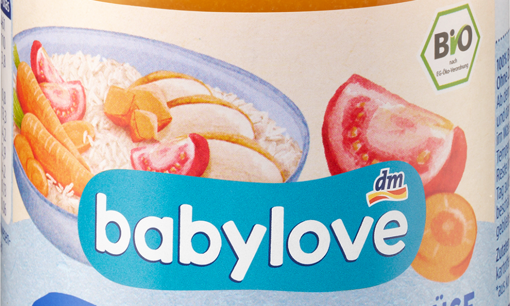 Babylove MEN - خضروات الحديقة مع الأرز والدجاج من الشهر الخامس ، 190 جرام طعام تكميلي