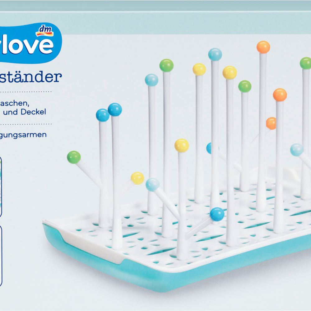 بيبي لوف حامل تجفيف للزجاجات، 1 قطعة