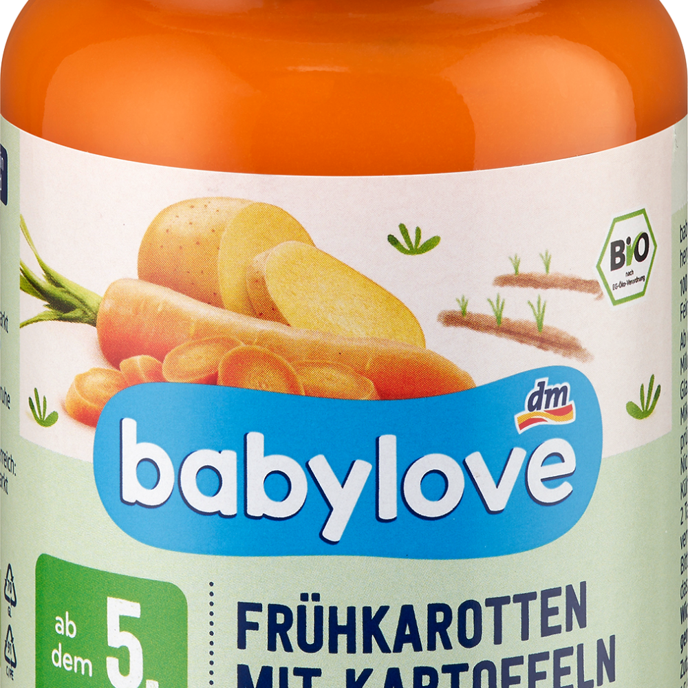 بيبي لوف خضار الجزر المبكر مع البطاطس من الشهر الخامس، 190 جرام طعام تكميلي