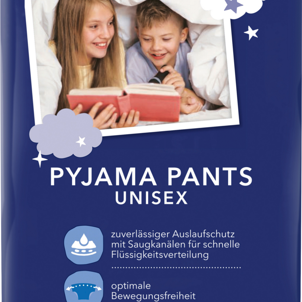 بيبي لوف بنطلون بيجامة مقاس L، 8-12 سنة (24-50 كجم)، 9 قطع جهاز طبي