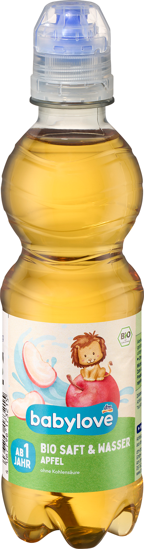 بيبي لوف عصير وماء تفاح ، 330 مل يمكن التخلص منه