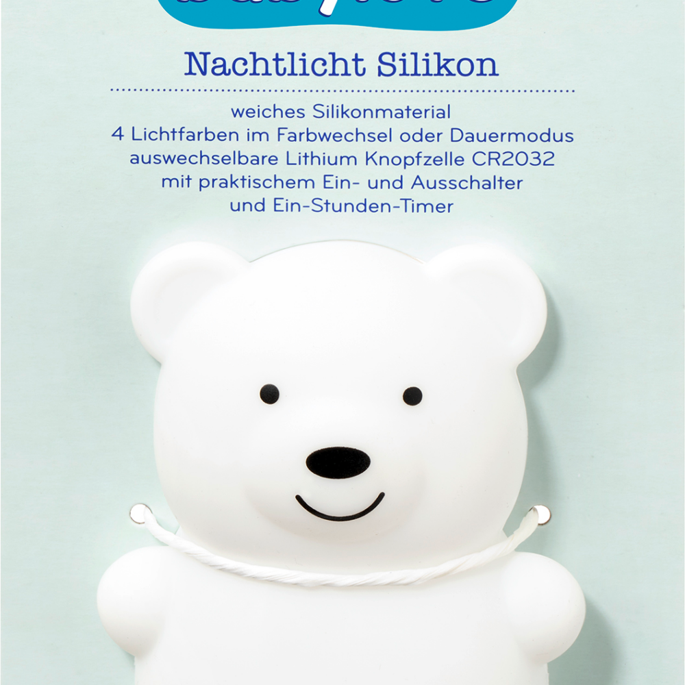 بيبي لوف سيليكون نايت لايت، 1 قطعة
