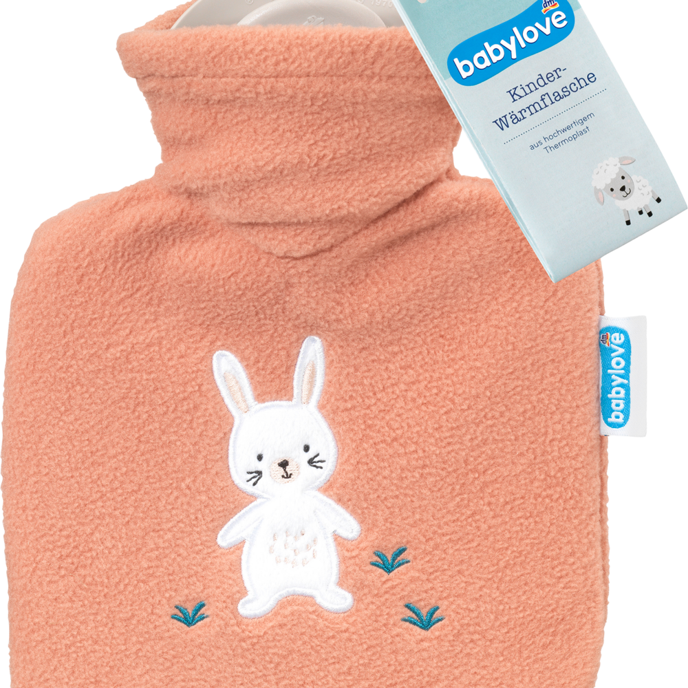 بيبي لوف زجاجة ماء ساخن للأطفال برتقالي أحمر ، 1 جهاز طبي