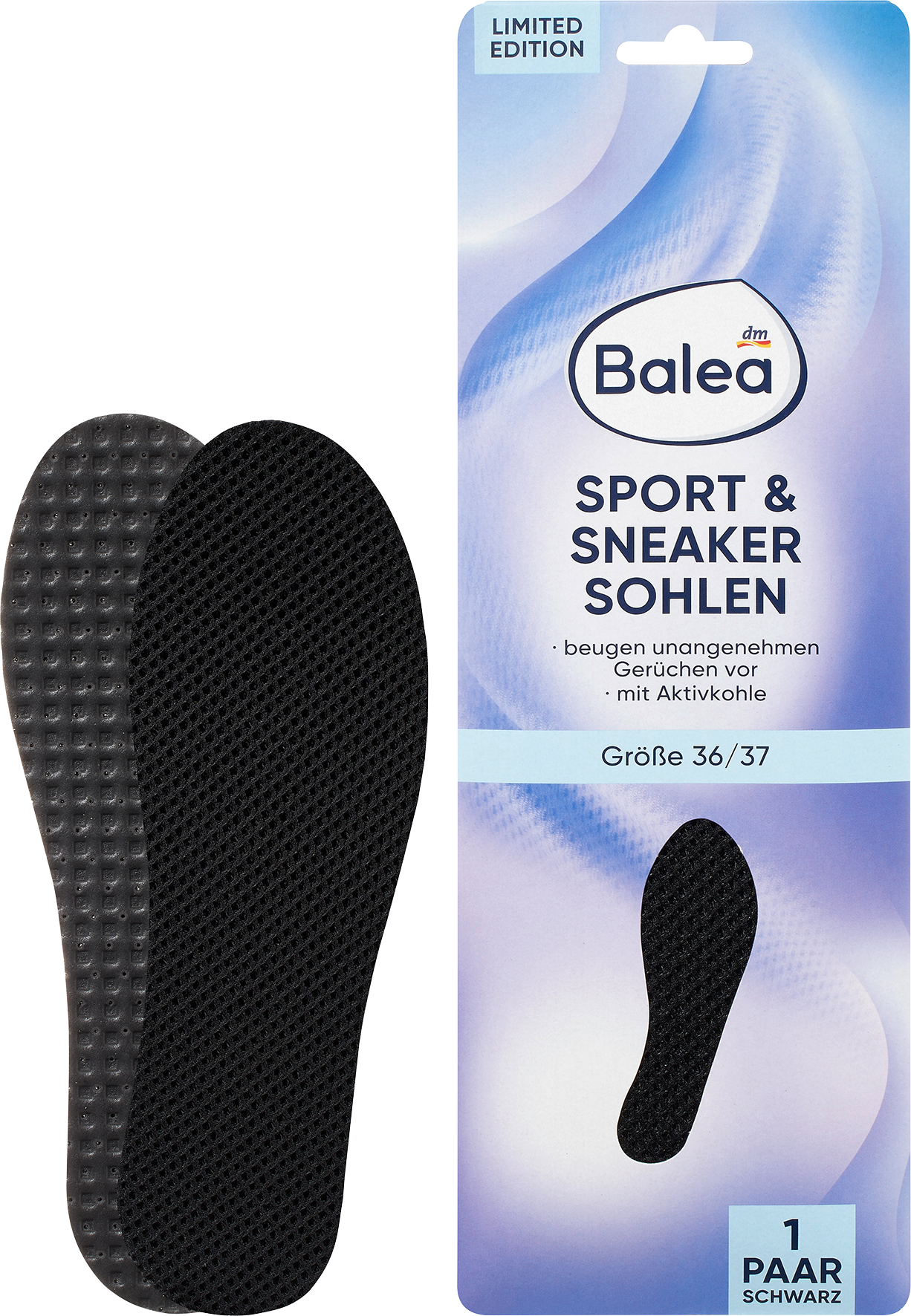 باليا نعال رياضية وسنيكرز أسود، مقاس 36/37 (1 زوج)، 2 قطعة