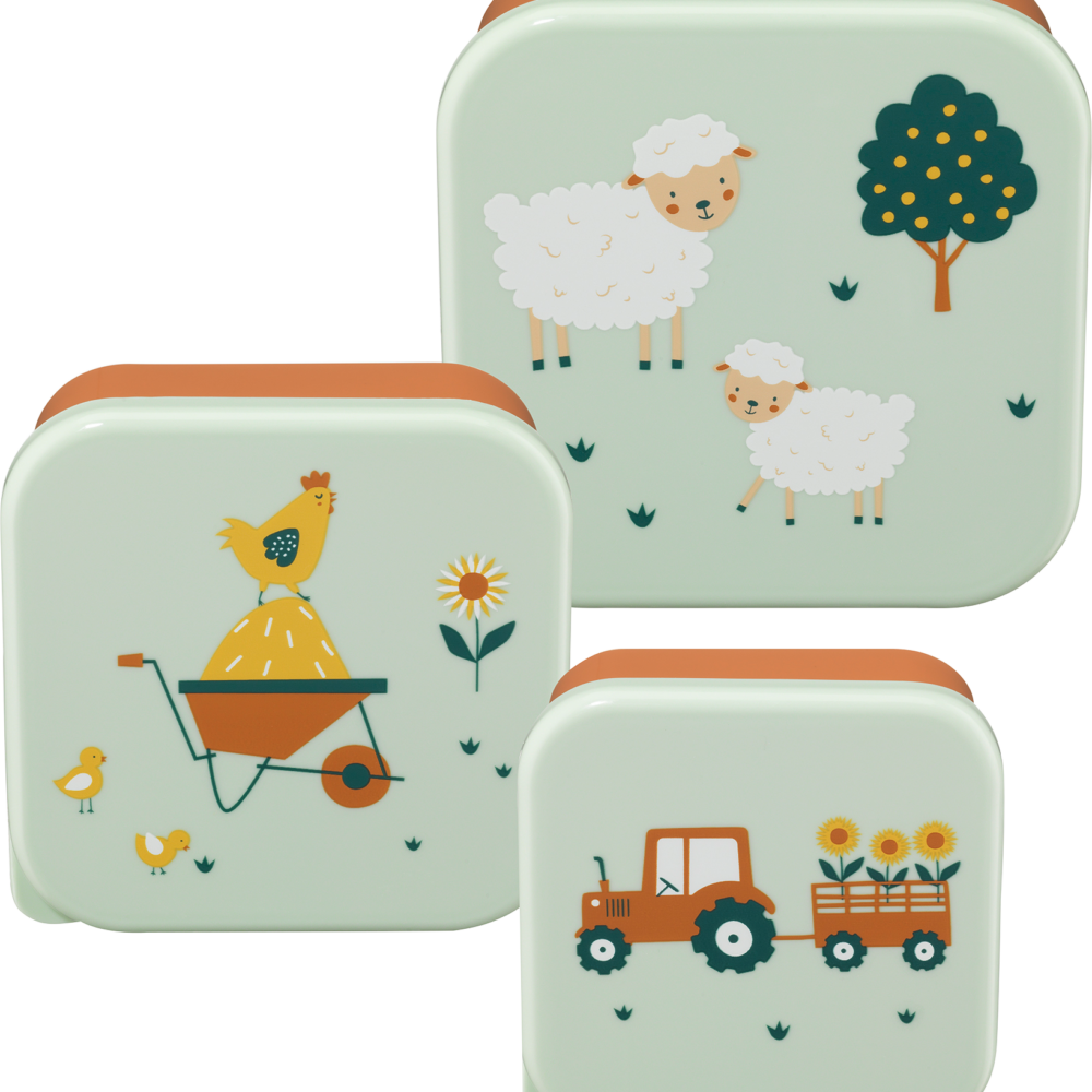 بيبي لوف علب سنك خفيفة أخضر، 3 قطع، 1 قطعة