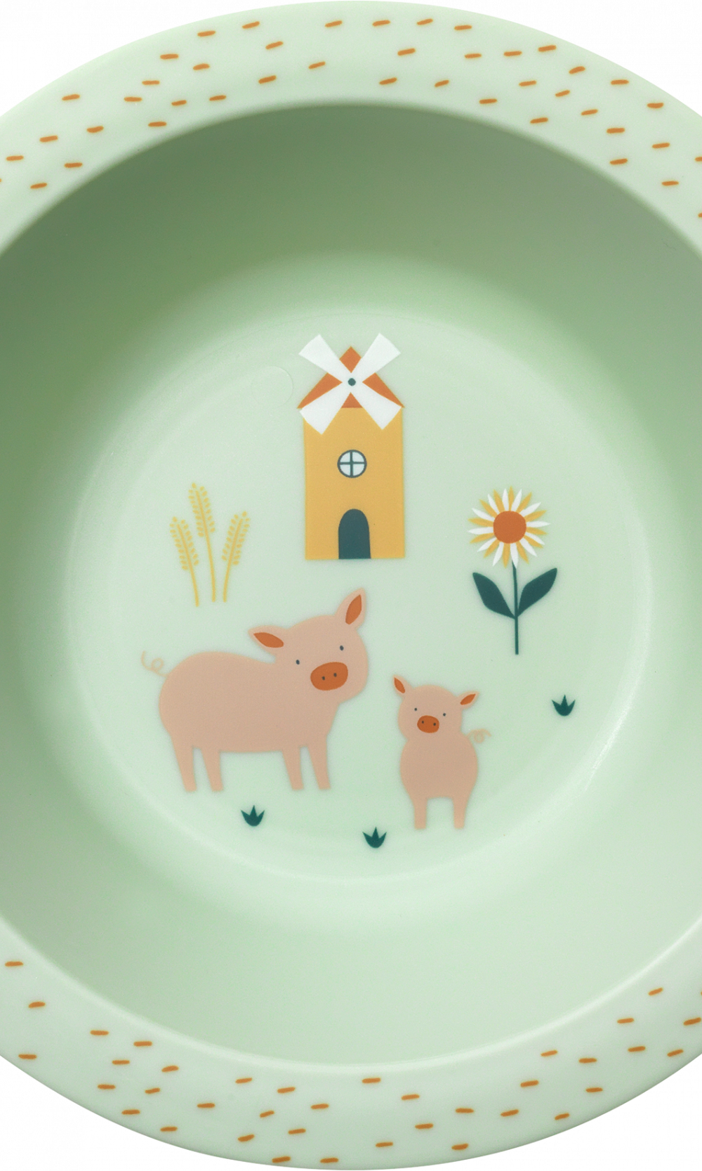 بيبي لوف وعاء بولي بروبلين، أخضر، 1 قطعة