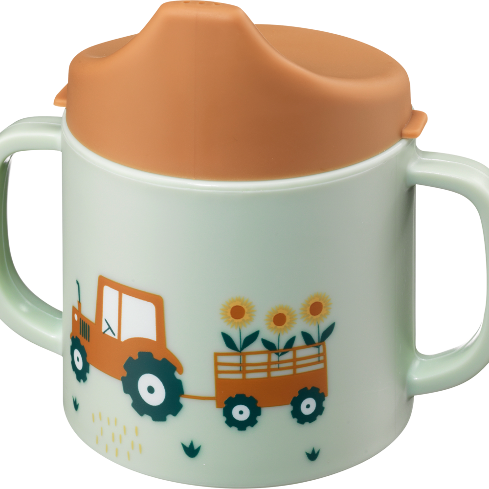 بيبي لوف كوب شرب من البولي بروبلين أخضر، 1 قطعة